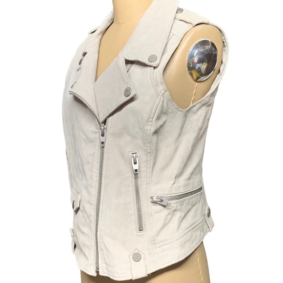 BLANK NYC, Genuine Suede Moto vest - Picture 2 of 10